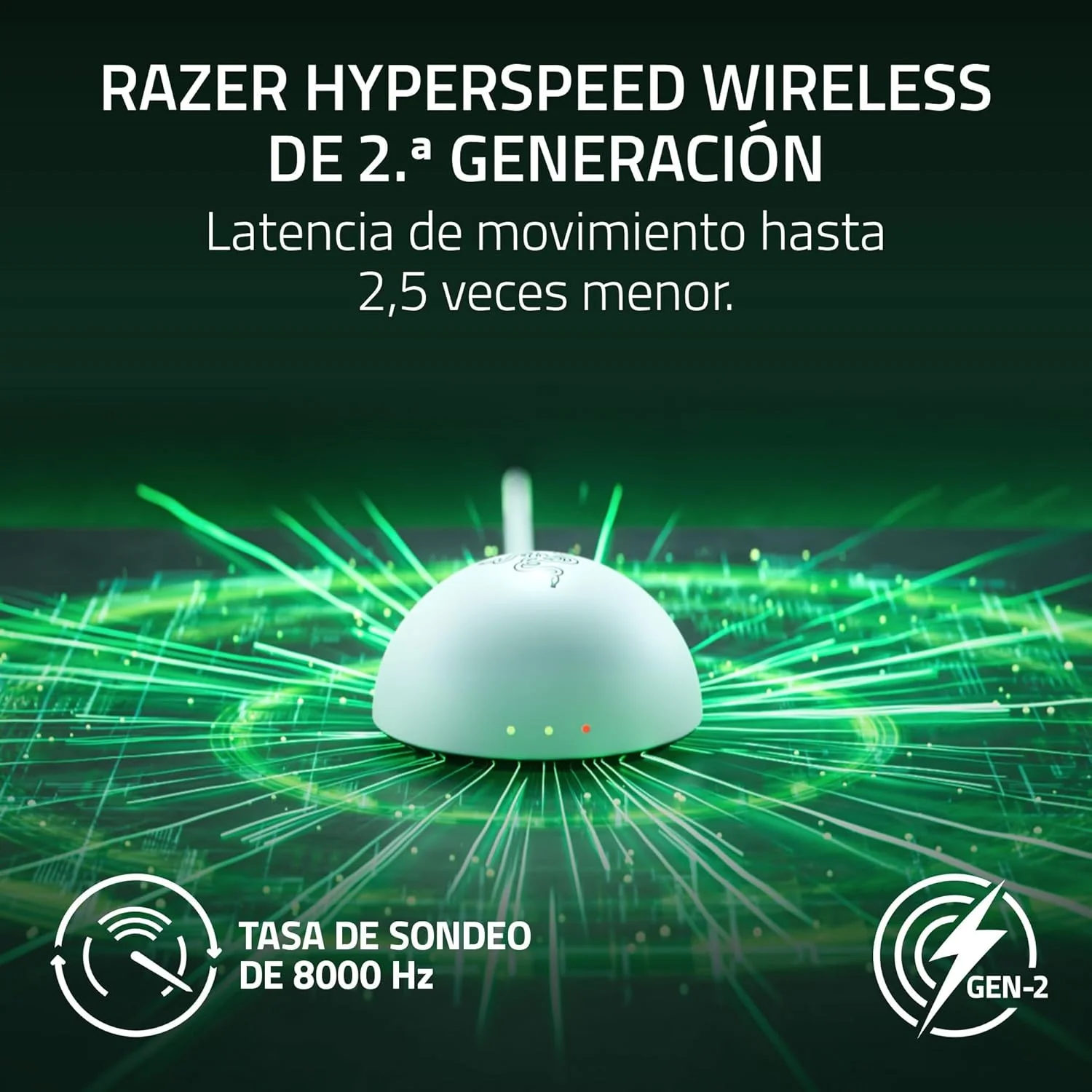Rato Gaming Razer Viper V4 Pro Branco Wireless 50K DPI 49g Sensor Óptico HyperSpeed - Imagem 5
