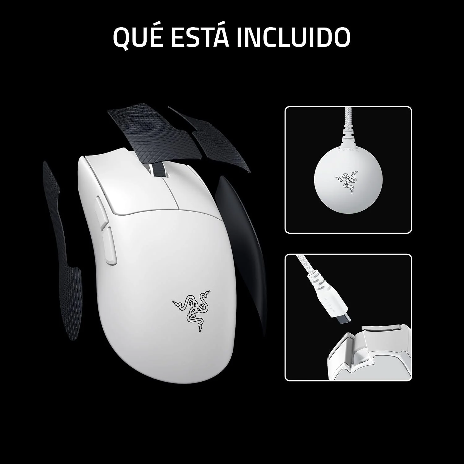 Rato Gaming Razer Viper V4 Pro Branco Wireless 50K DPI 49g Sensor Óptico HyperSpeed - Imagem 10