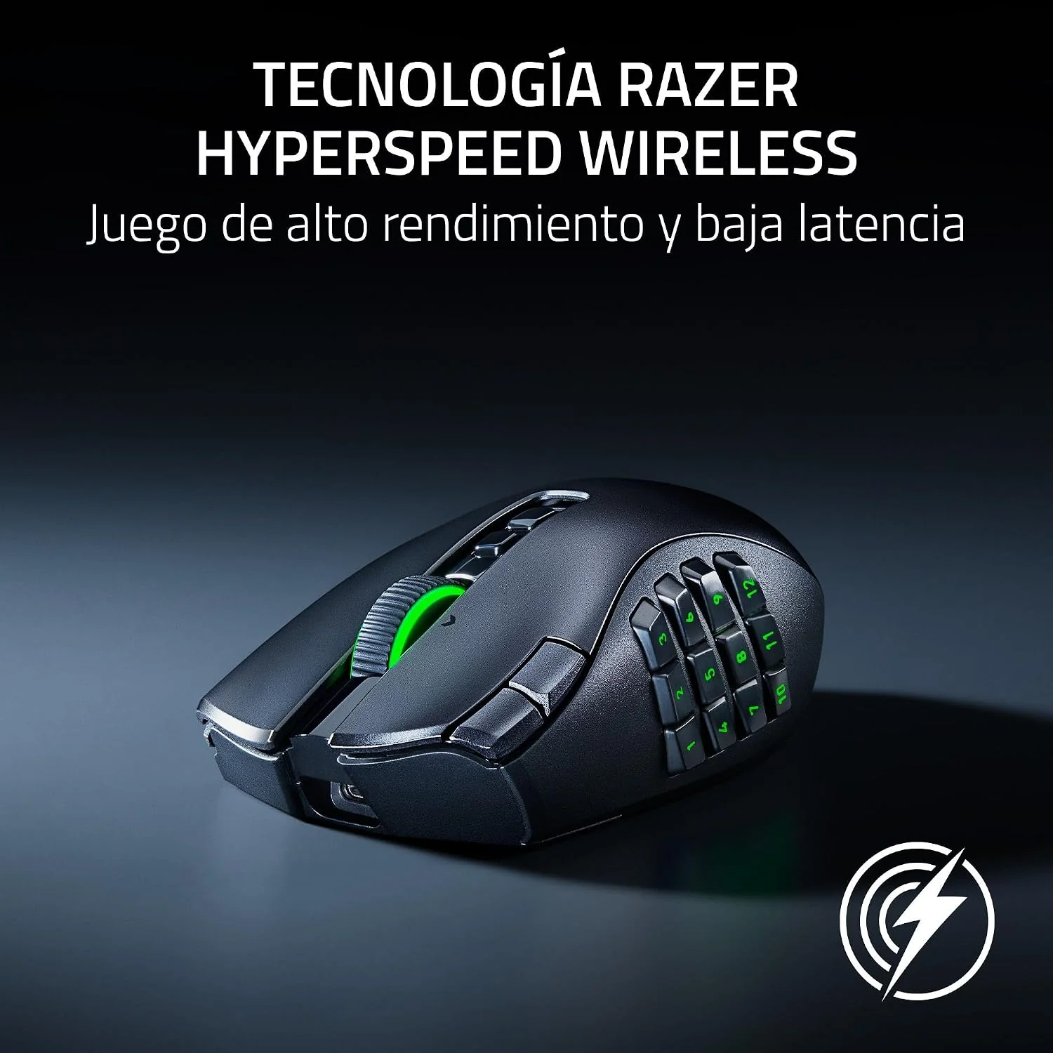 Rato Gaming Sem Fios Razer Naga V3 Pro MMO 19 Botões Programáveis - Imagem 5