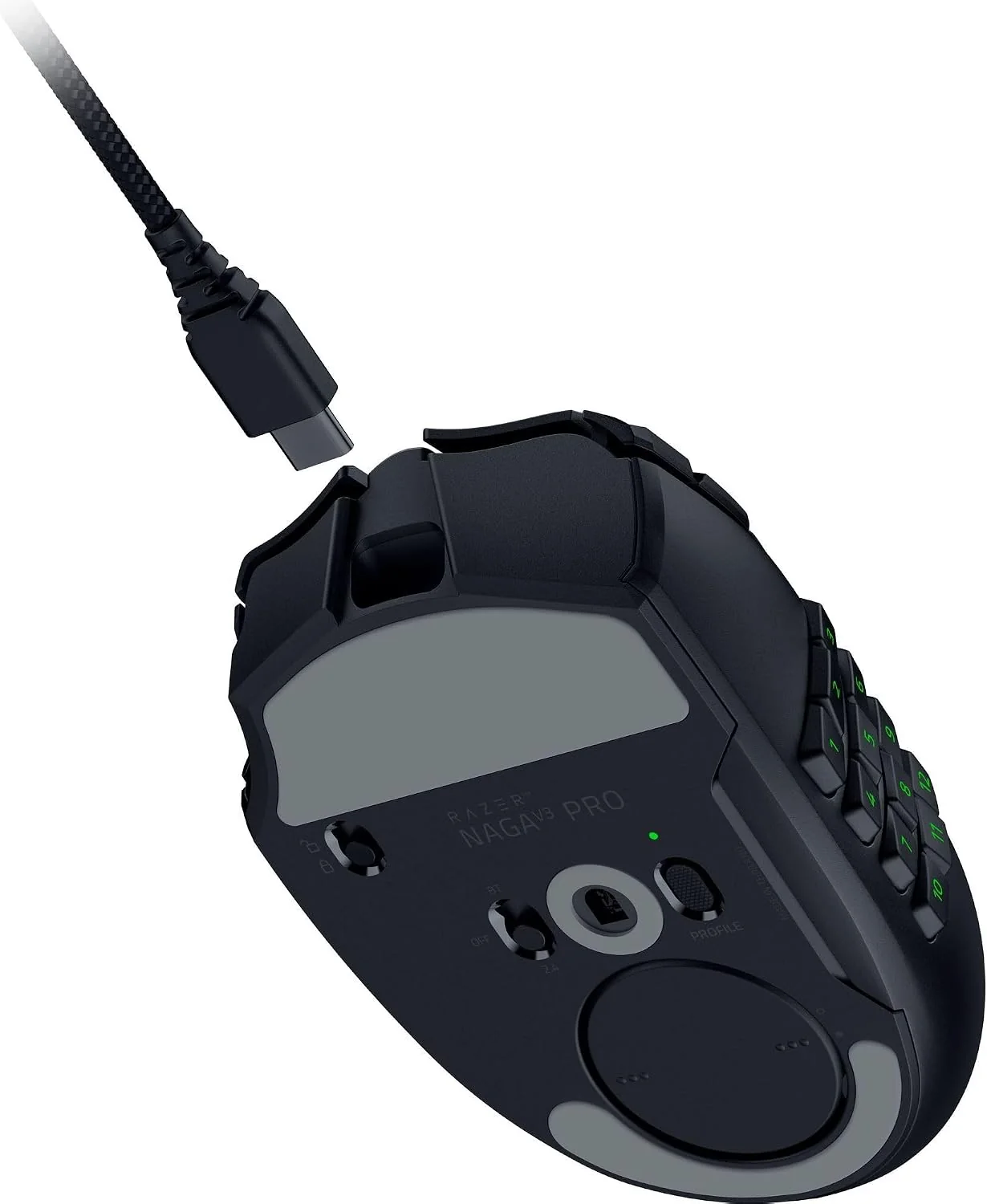 Rato Gaming Sem Fios Razer Naga V3 Pro MMO 19 Botões Programáveis - Imagem 9
