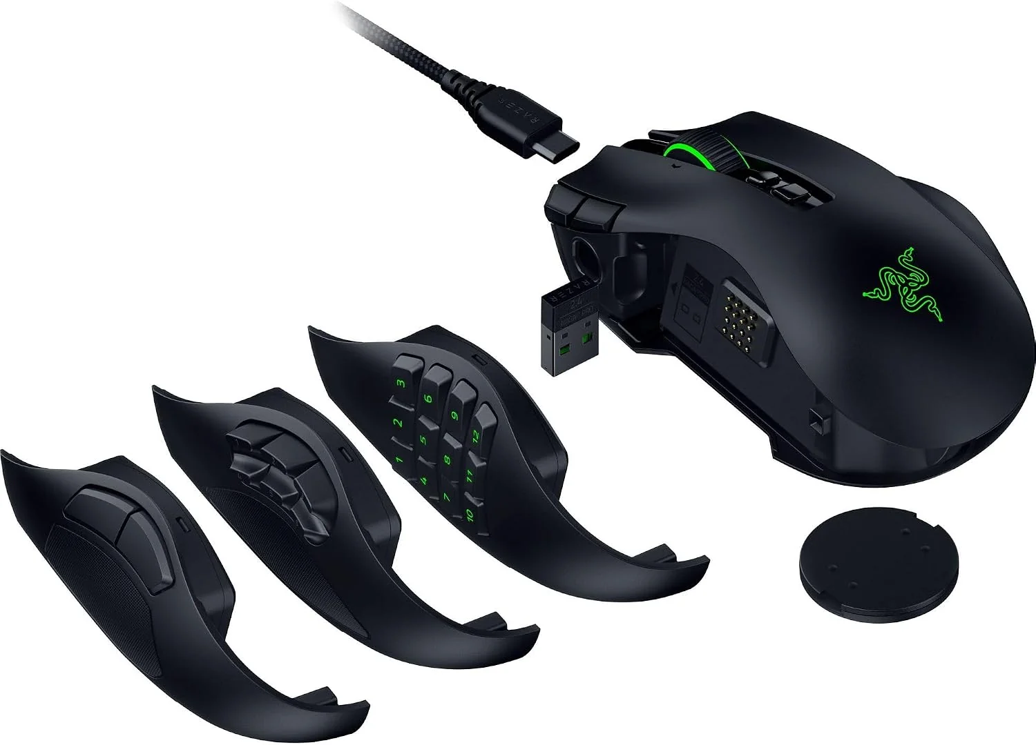 Rato Gaming Sem Fios Razer Naga V3 Pro MMO 19 Botões Programáveis - Imagem 11
