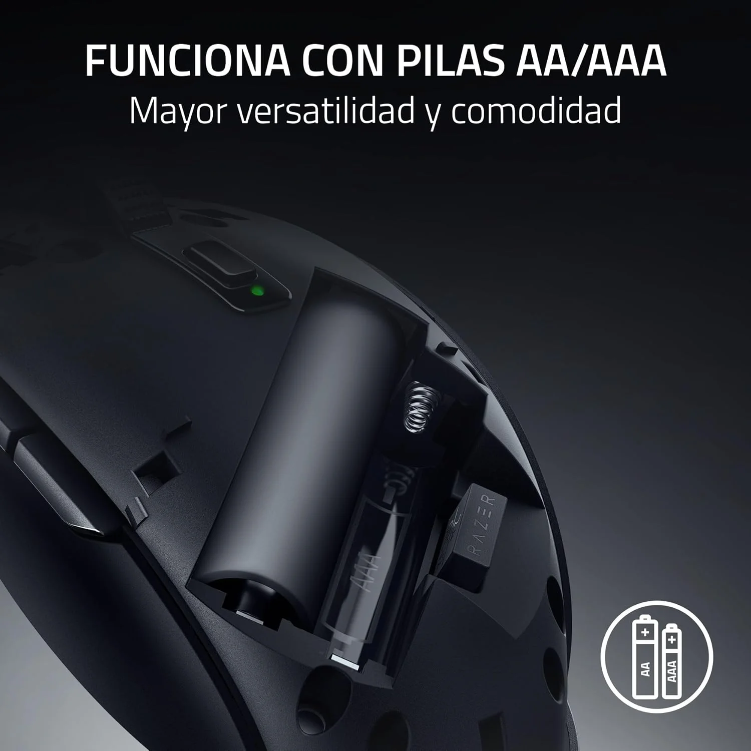 Rato Gaming Sem Fios Razer Orochi V2 (2026) Preto Portátil Bluetooth - Imagem 7