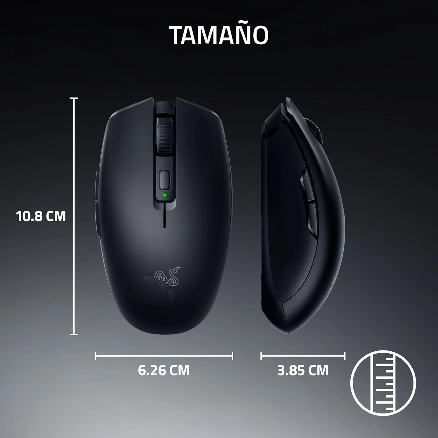 Rato Gaming Sem Fios Razer Orochi V2 (2026) Preto Portátil Bluetooth - Imagem 8