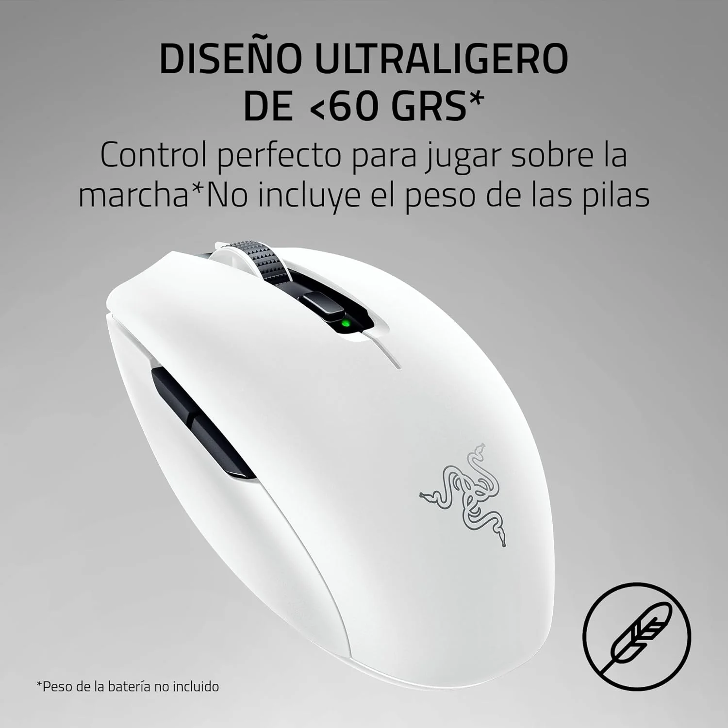 Rato Gaming Razer Orochi V2 (2026) Sem Fios – Branco - Imagem 2