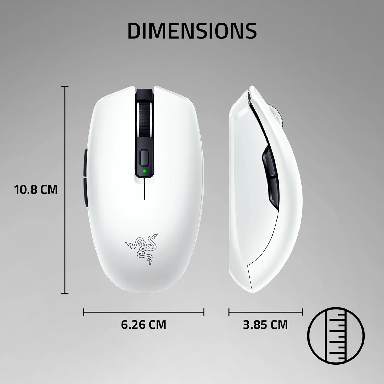Rato Gaming Razer Orochi V2 (2026) Sem Fios – Branco - Imagem 8