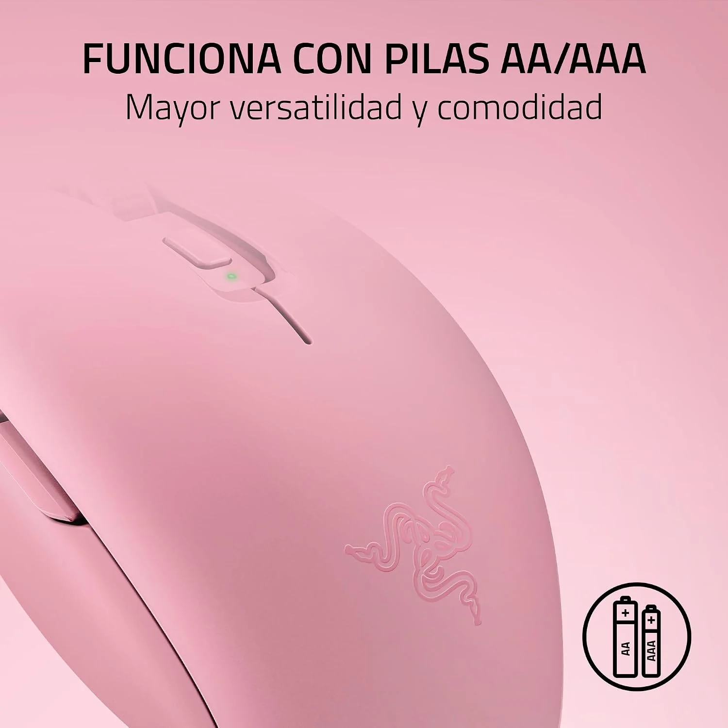 Rato Gaming Sem Fios Razer Orochi V2 (2026) Quartz Rosa - Imagem 7