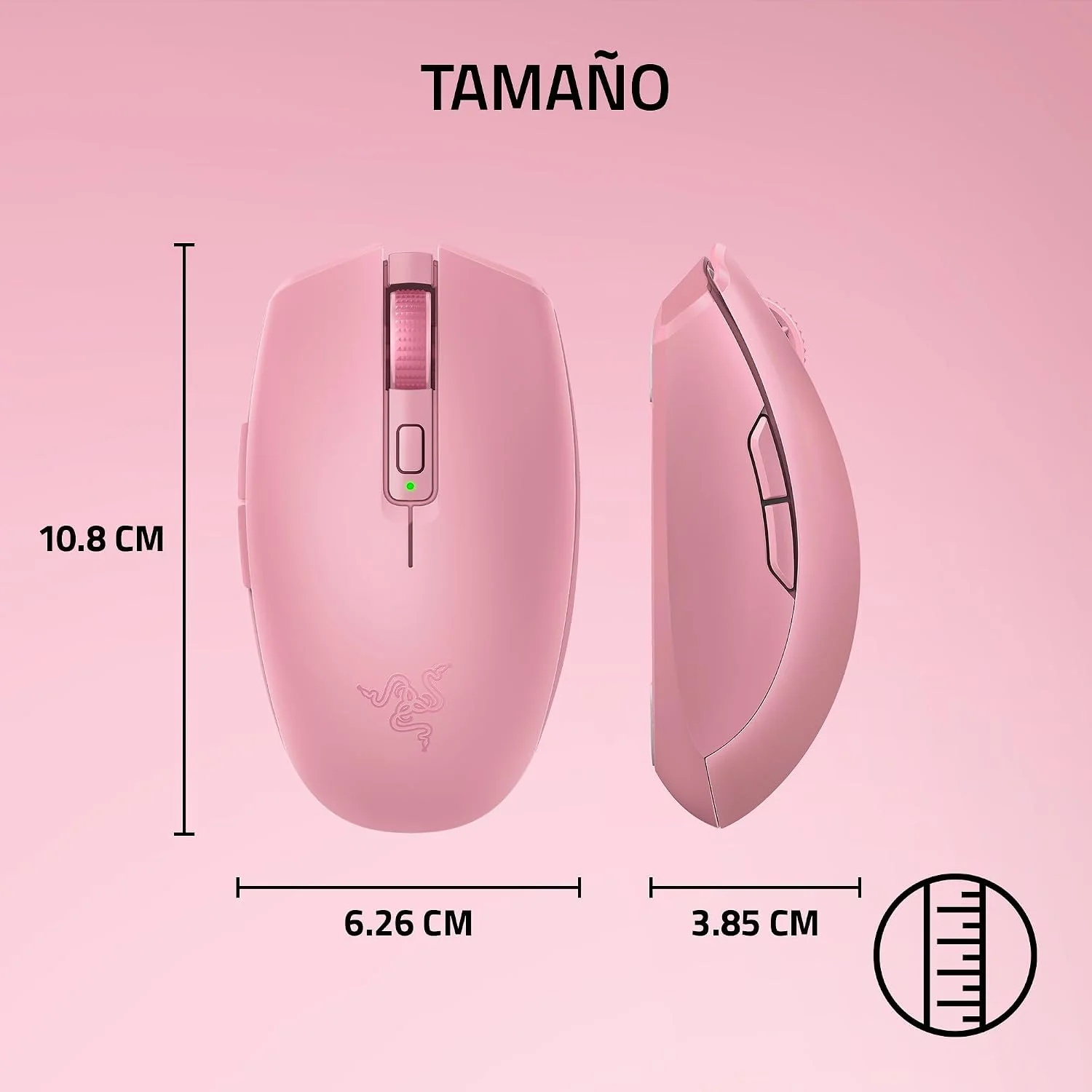 Rato Gaming Sem Fios Razer Orochi V2 (2026) Quartz Rosa - Imagem 8