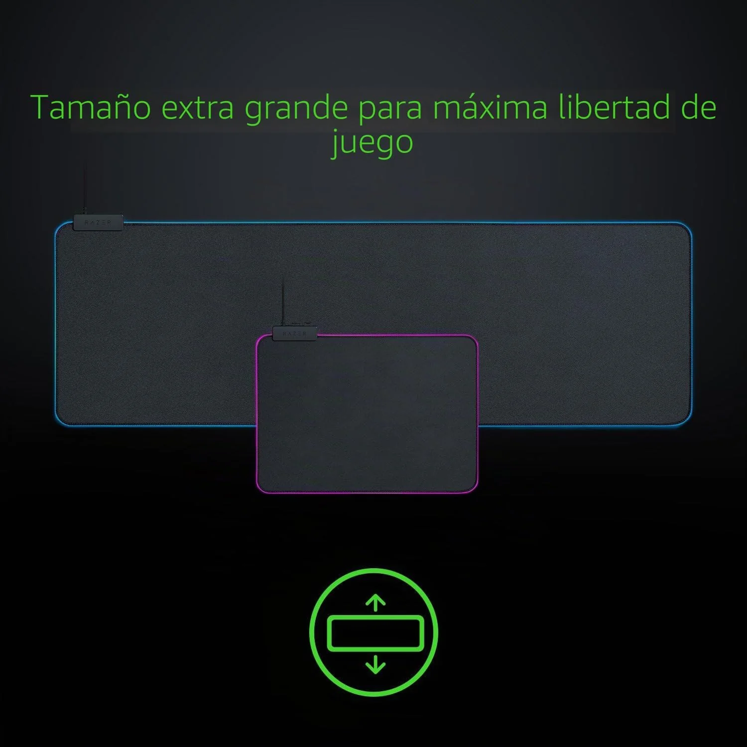 Tapete de rato gaming Razer Goliathus Extended Chroma Classic Black RGB XXL - Imagem 8