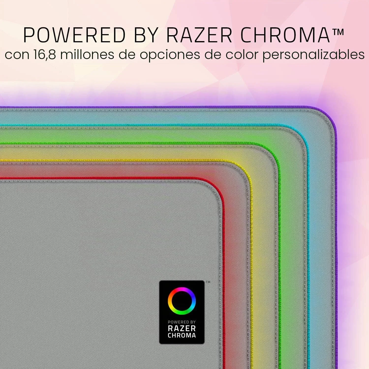 Tapete de rato gaming Razer Goliathus Extended Chroma Quartz RGB rosa 920mm - Imagem 2