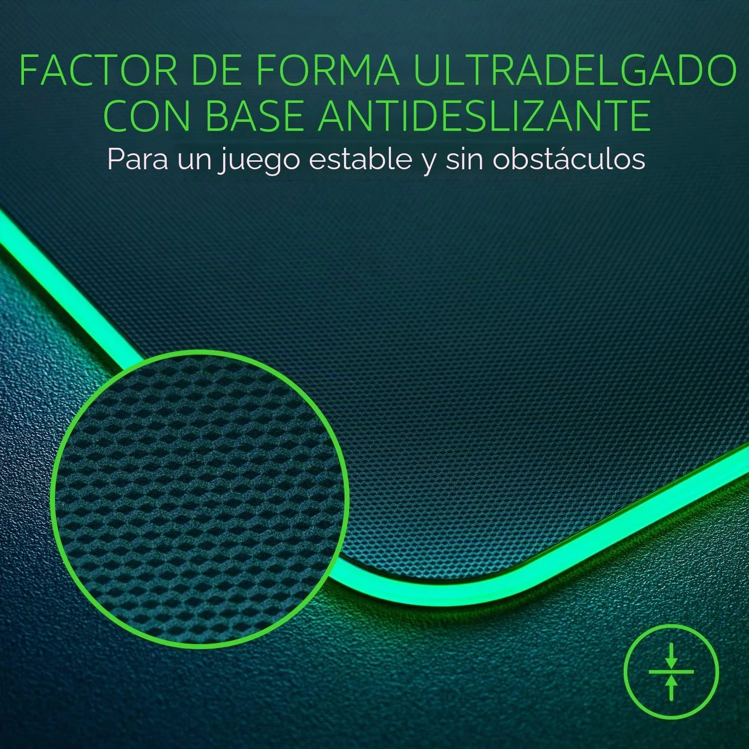 Tapete de Rato Gaming com LED Razer Firefly V2 — RGB Chroma, Superfície Dura, USB - Imagem 9