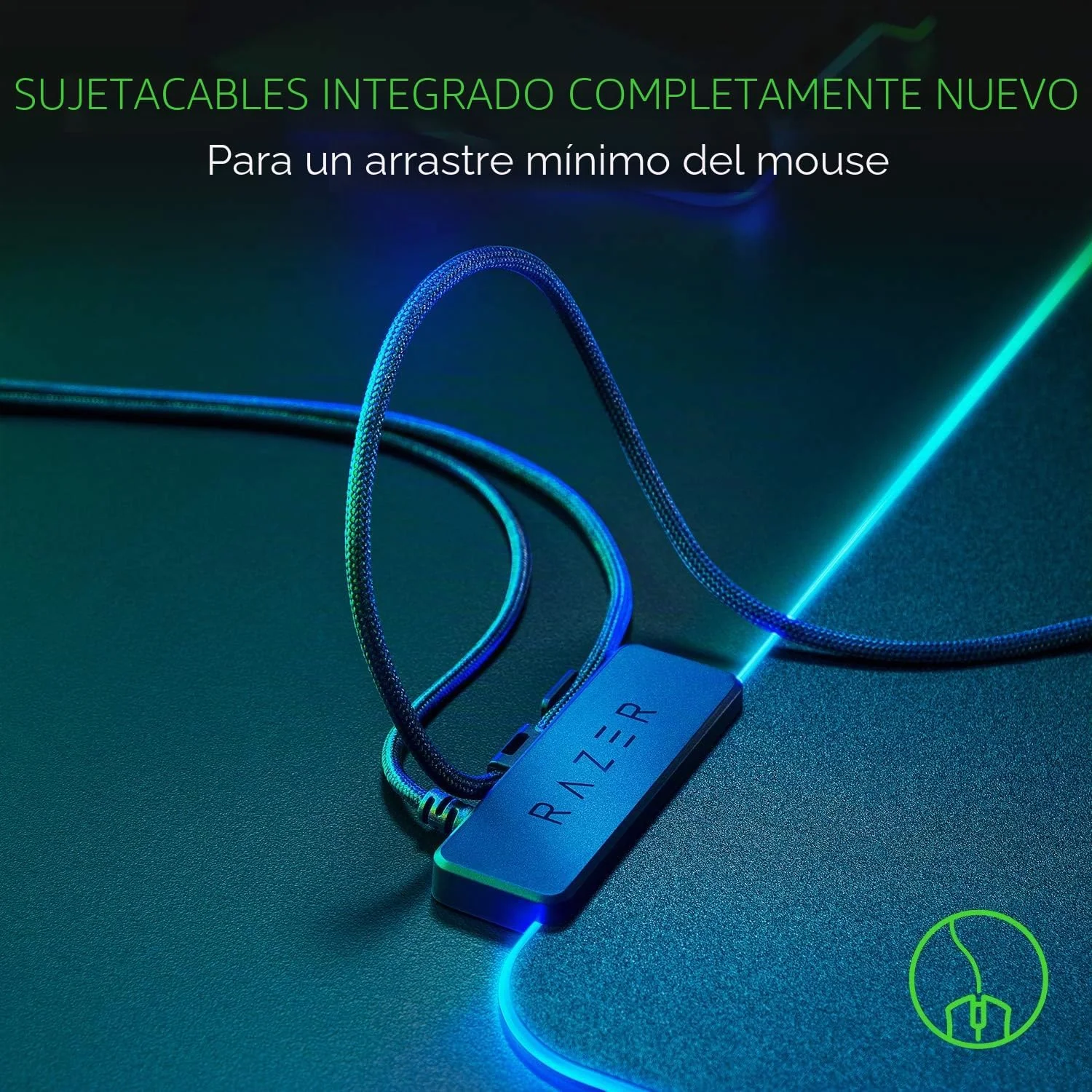 Tapete de Rato Gaming com LED Razer Firefly V2 — RGB Chroma, Superfície Dura, USB - Imagem 6