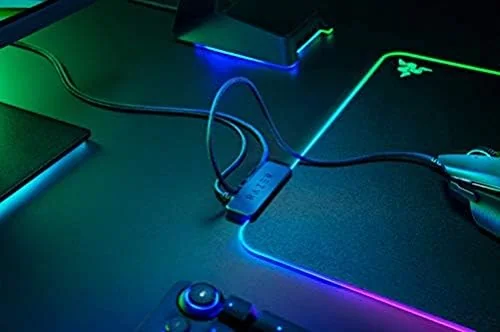 Tapete de Rato Gaming com LED Razer Firefly V2 — RGB Chroma, Superfície Dura, USB - Imagem 3