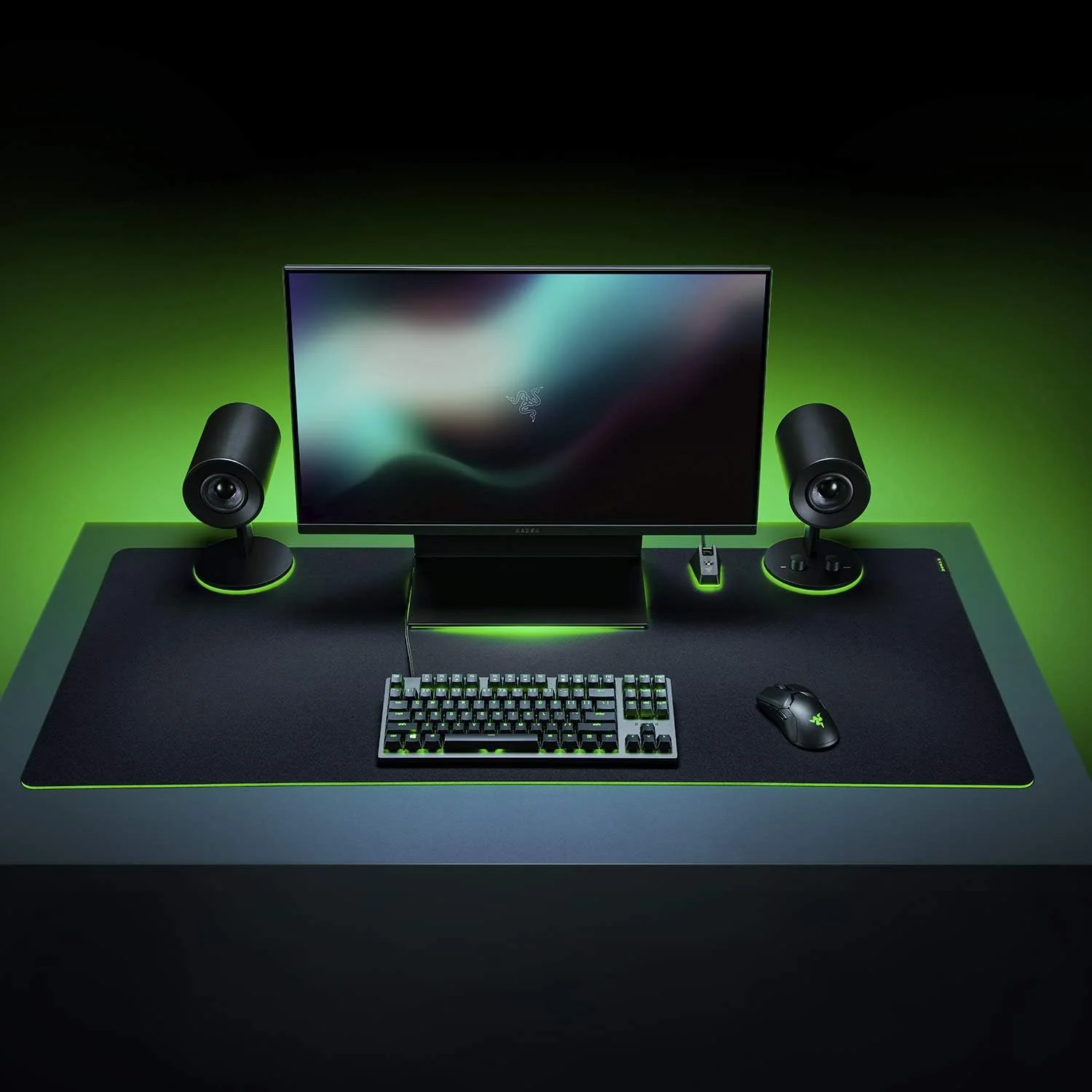 Tapete de Rato Razer Gigantus V2 XXL Gaming Tecido Optimizado Sensor Anti-Deslizante Cosido Preto - Imagem 7