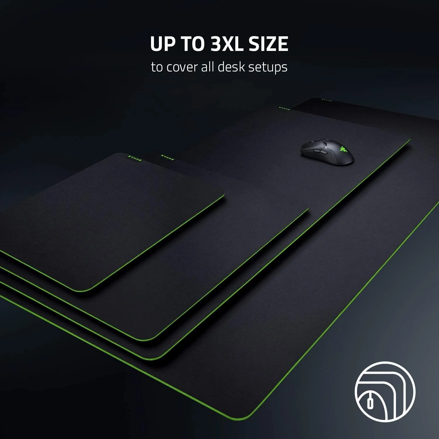 Tapete de Rato Razer Gigantus V2 XXL Gaming Tecido Optimizado Sensor Anti-Deslizante Cosido Preto - Imagem 5