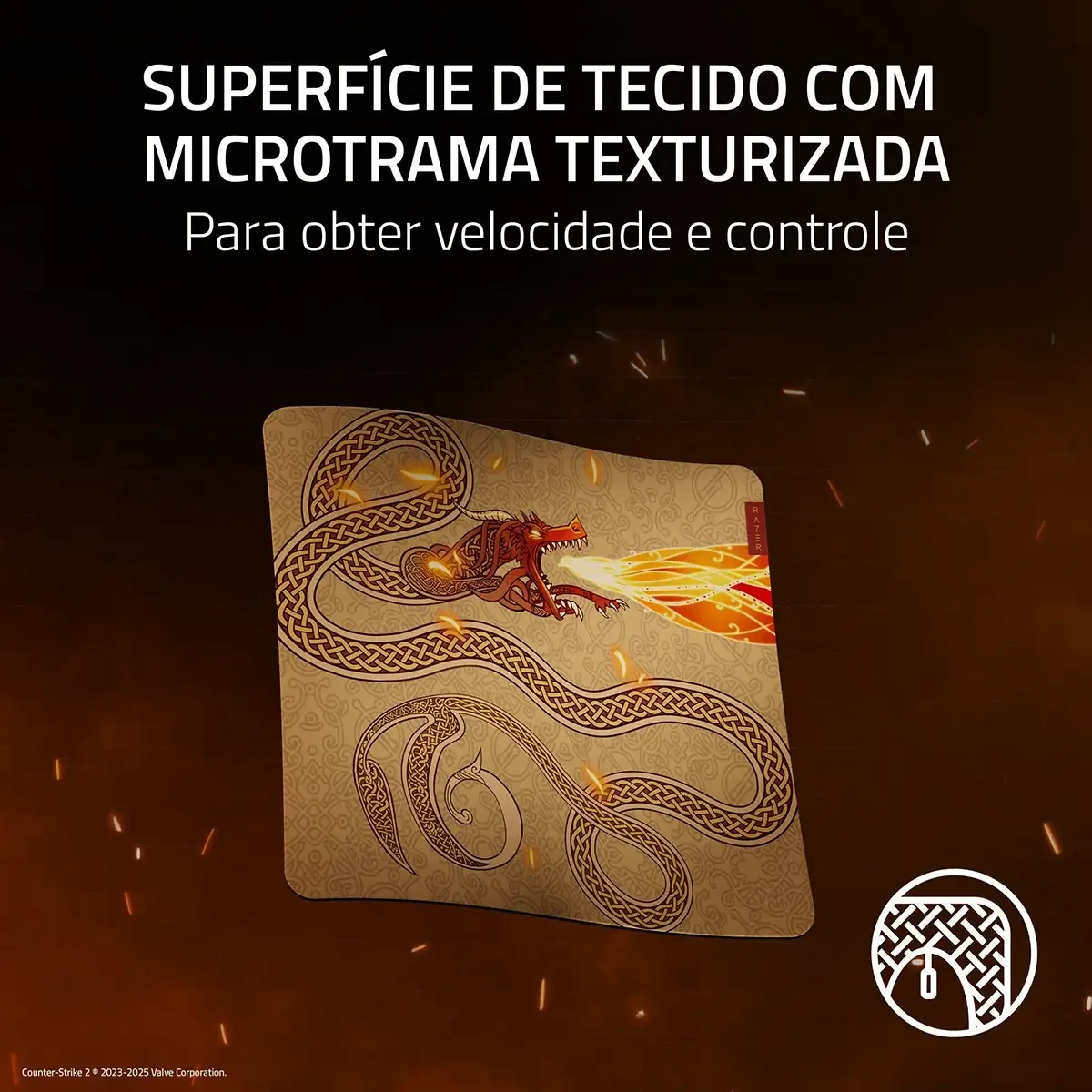 Tapete de Rato Razer Gigantus V2 Large Counter-Strike 2 Edition - Imagem 2