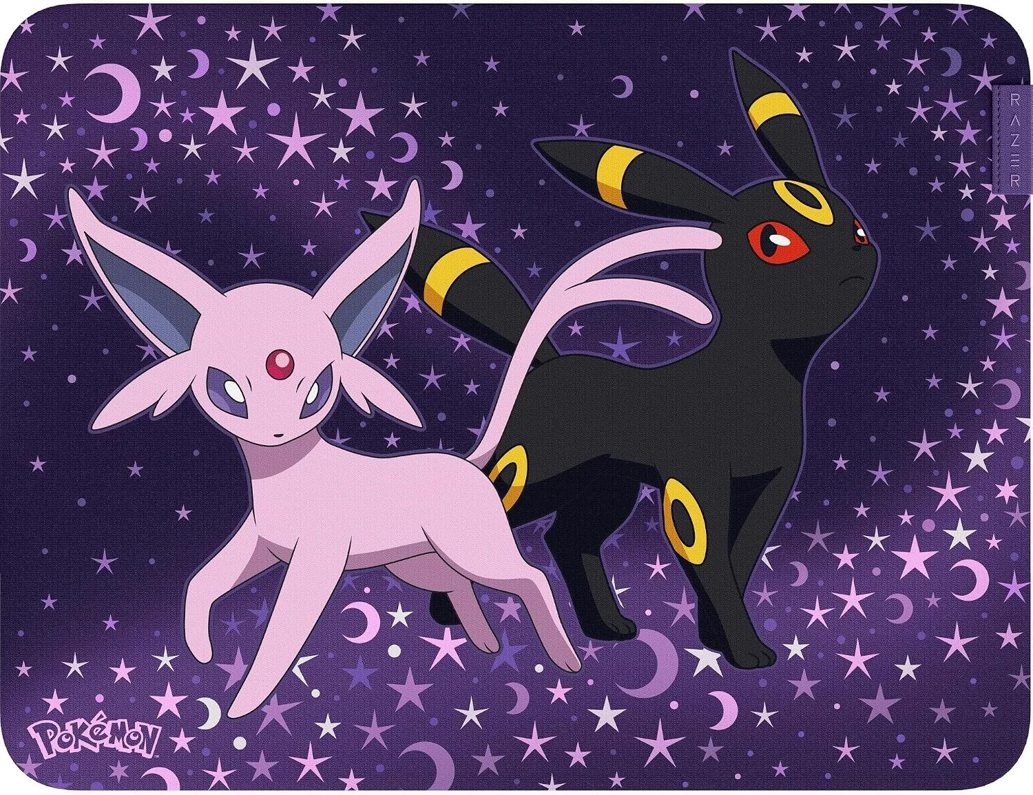 Tapete de Rato Gaming Razer Gigantus V2 Medium Edição Pokémon Espeon e Umbreon