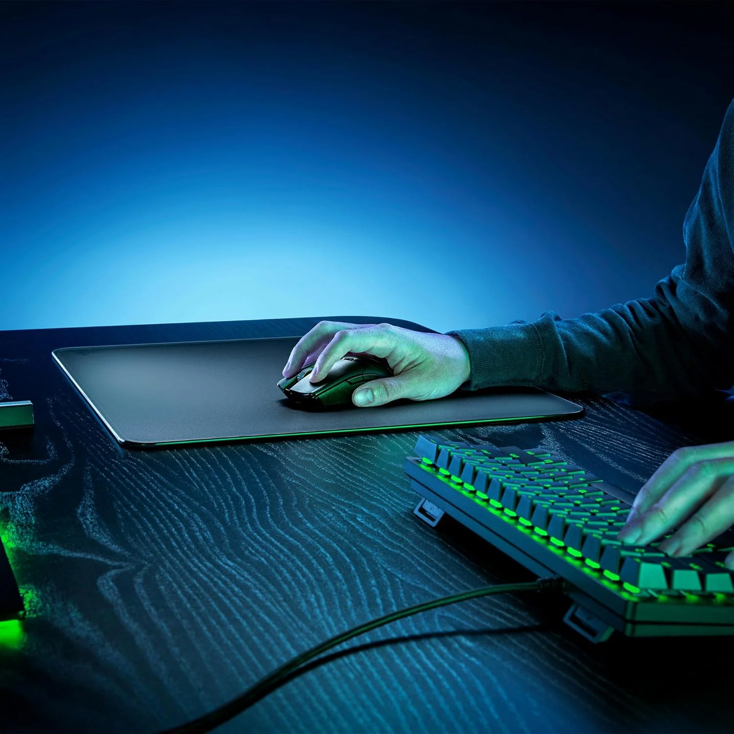 Tapete de Rato Gaming Razer Atlas — Vidro Temperado, Superfície Dura, Preto - Imagem 8