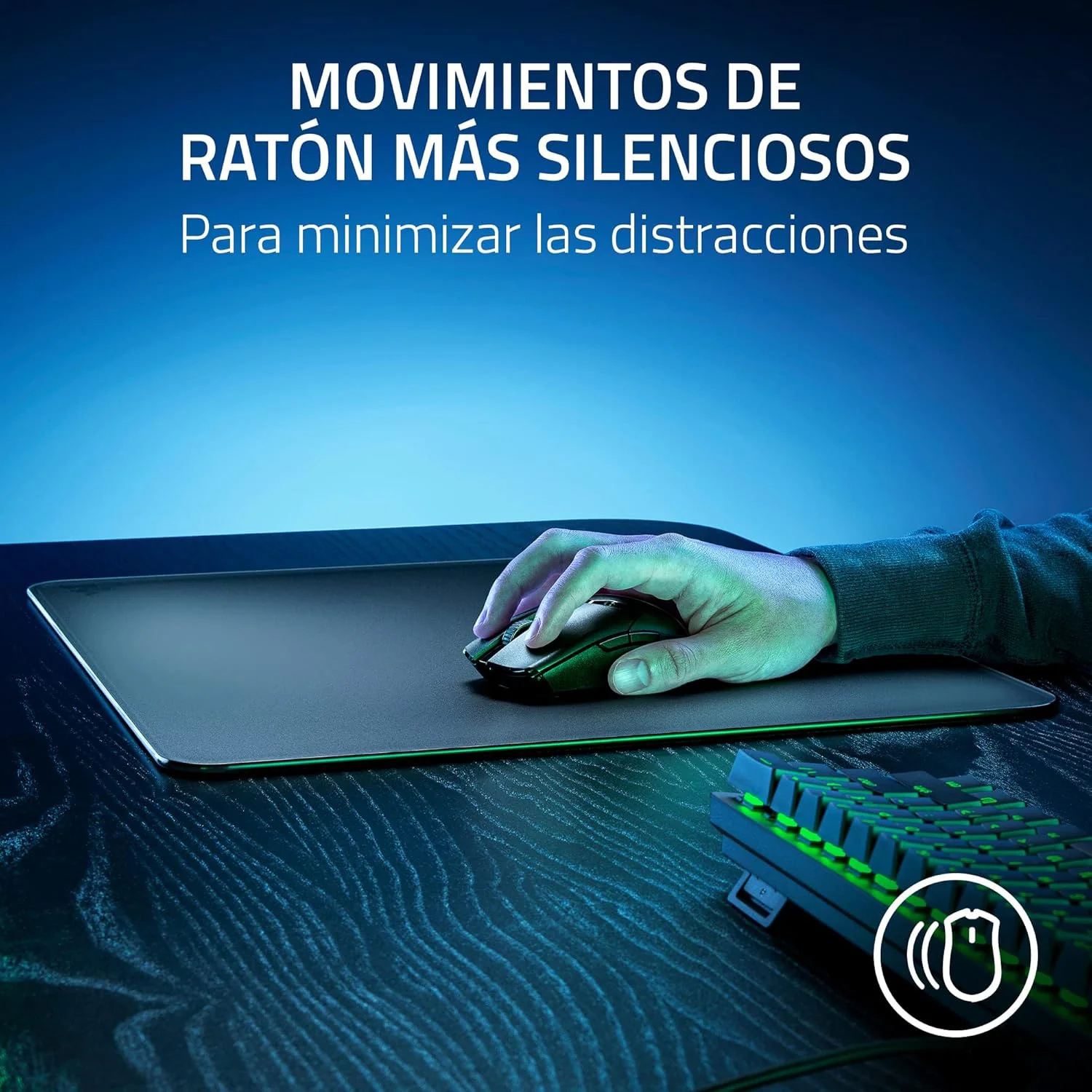 Tapete de Rato Gaming Razer Atlas — Vidro Temperado, Superfície Dura, Preto - Imagem 5