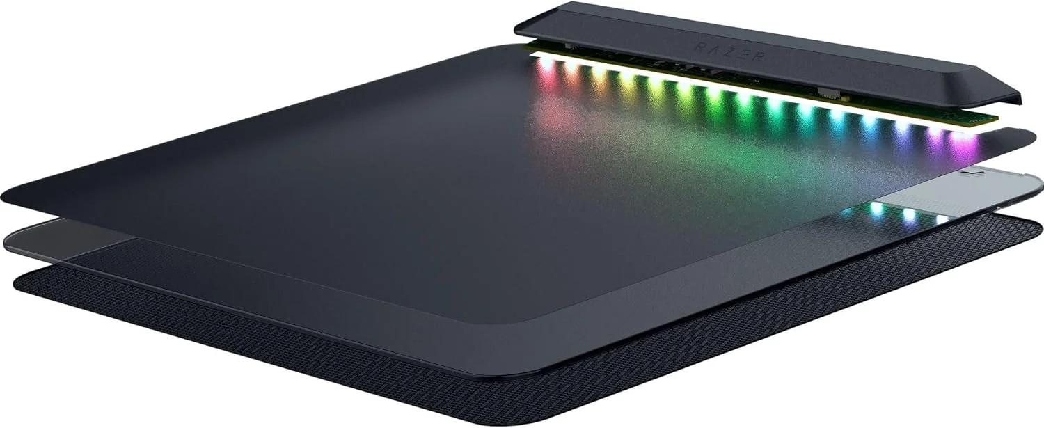 Tapete de Rato Razer Firefly V2 Pro RGB Chroma USB Iluminado para Gaming Streaming Setup Preto - Imagem 12