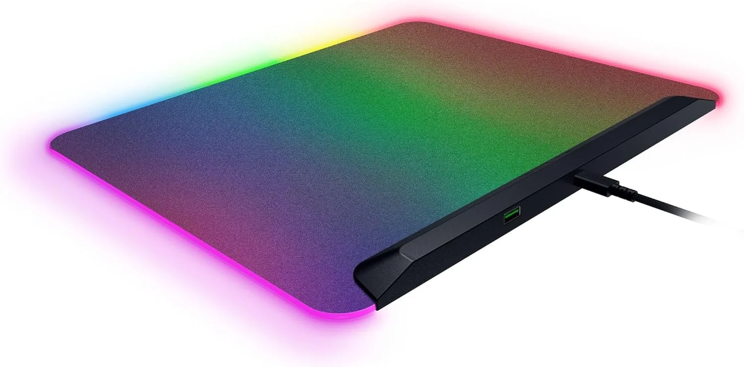 Tapete de Rato Razer Firefly V2 Pro RGB Chroma USB Iluminado para Gaming Streaming Setup Preto - Imagem 11