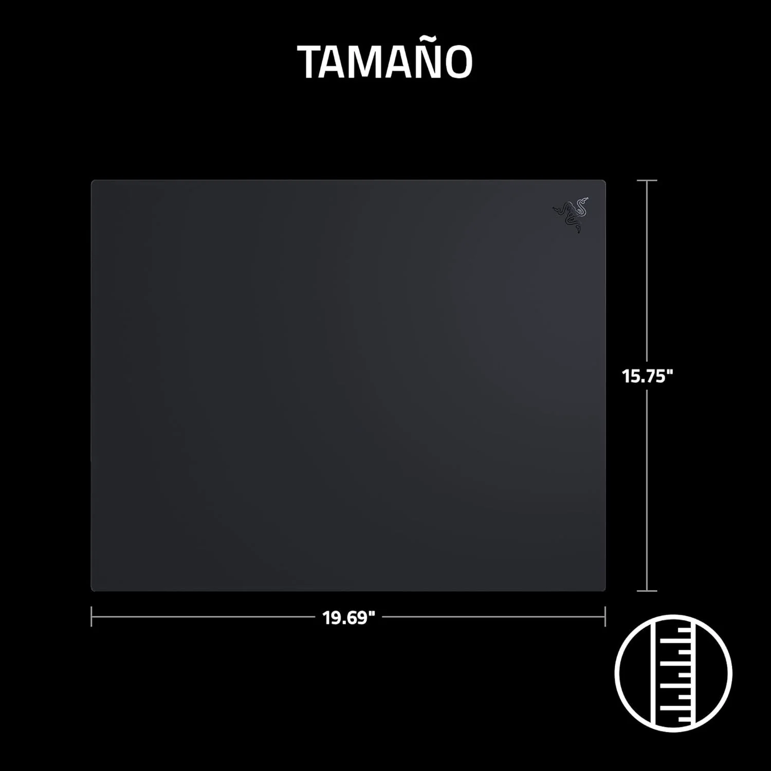 Tapete de Rato Razer Atlas Pro Vidro Macio Suave Toque Sedoso Anti-Deslizante para Gaming Profissional Preto - Imagem 9