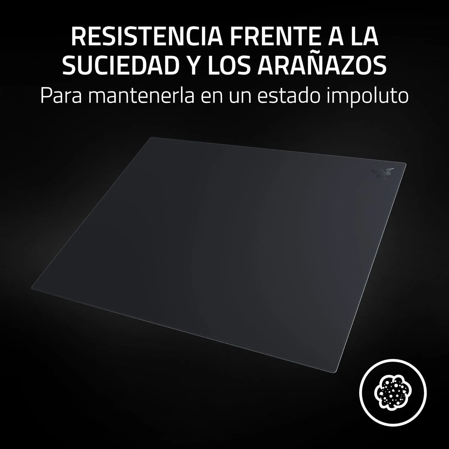 Tapete de Rato Razer Atlas Pro Vidro Macio Suave Toque Sedoso Anti-Deslizante para Gaming Profissional Preto - Imagem 6