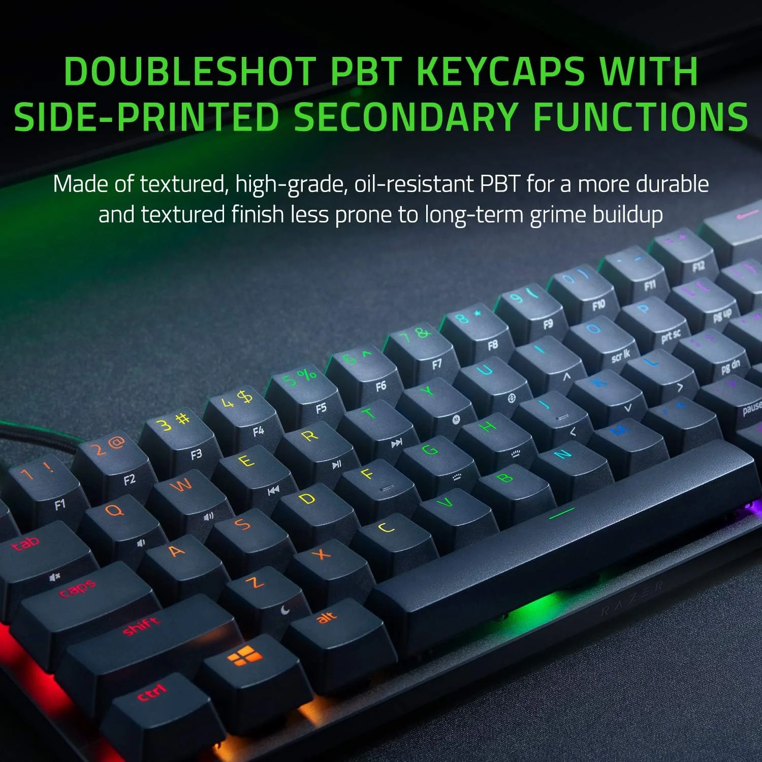 Teclado Gaming Razer Huntsman Mini Linear Optical Red Switch Layout US Preto - Imagem 3