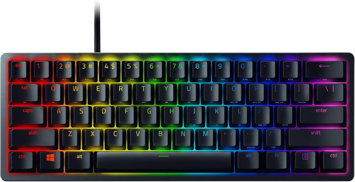 Teclado Gaming Razer Huntsman Mini Linear Optical Red Switch Layout US Preto