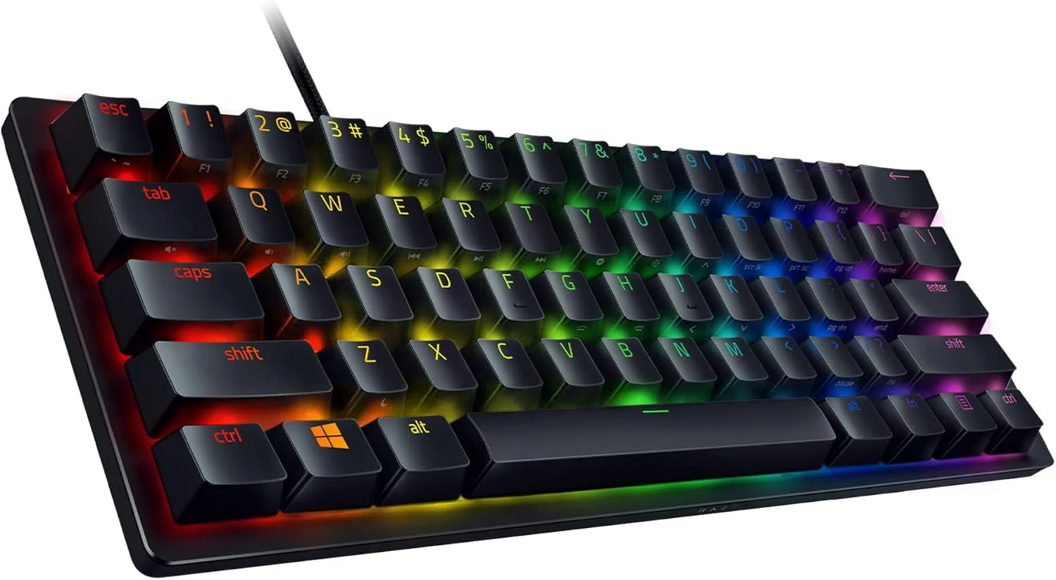 Teclado Gaming Razer Huntsman Mini Linear Optical Red Switch Layout US Preto - Imagem 7