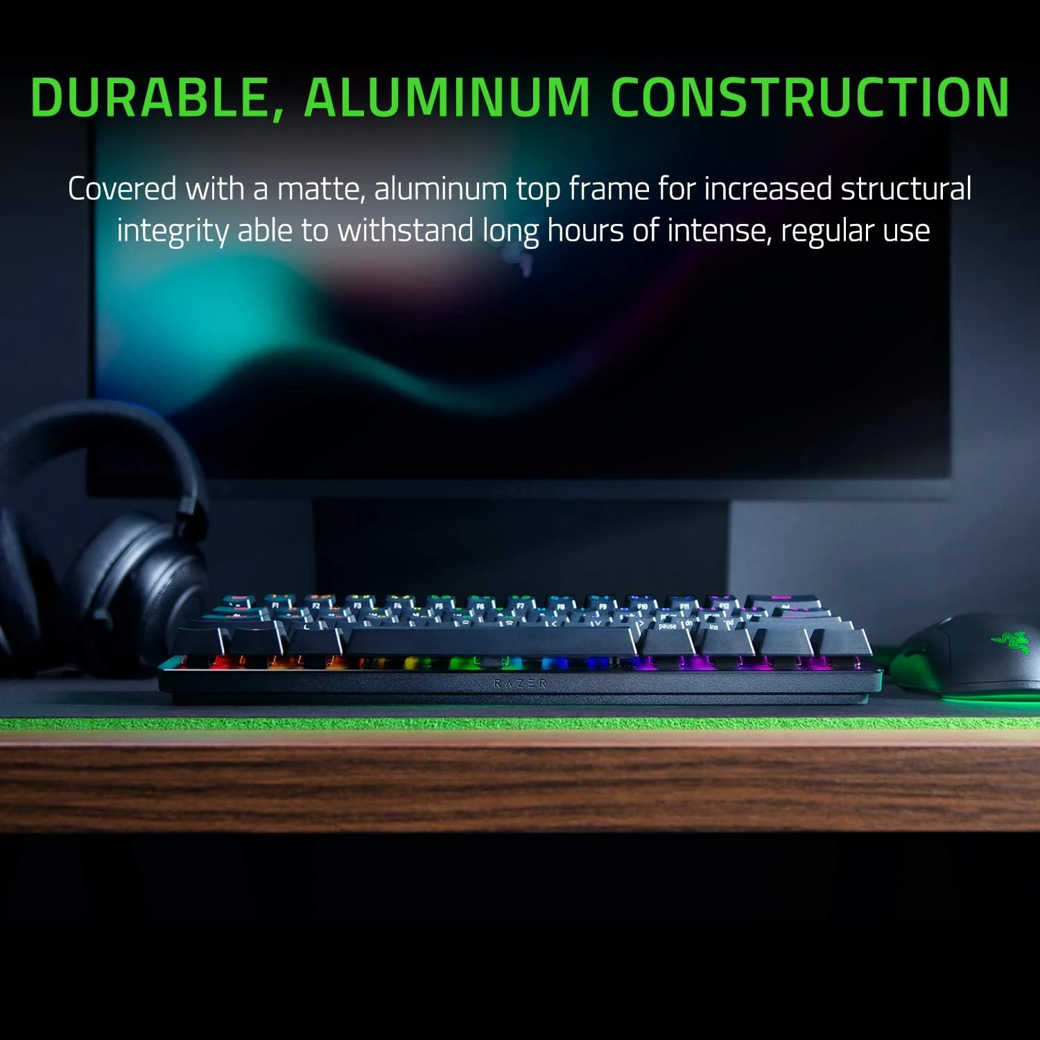 Teclado Gaming Razer Huntsman Mini Linear Optical Red Switch Layout US Preto - Imagem 5