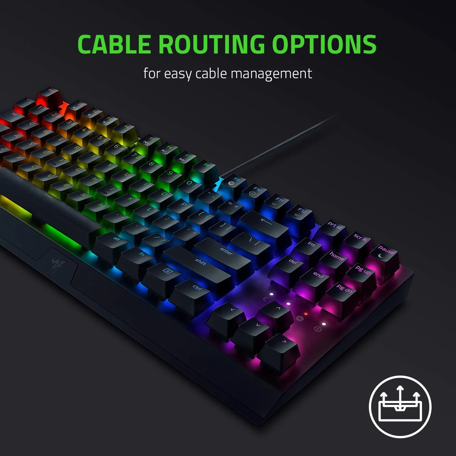 Teclado Gaming Razer BlackWidow V3 TKL Switch Amarelo US Layout - Imagem 7