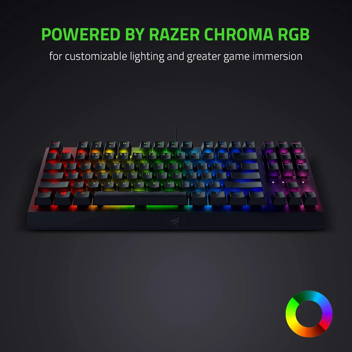 Teclado Gaming Razer BlackWidow V3 TKL Switch Amarelo US Layout - Imagem 5