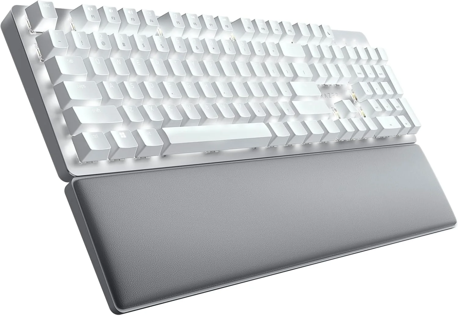 Teclado Gaming Razer Pro Type Ultra US Layout Sem Fios Bluetooth com Descanso de Pulso Branco - Imagem 9