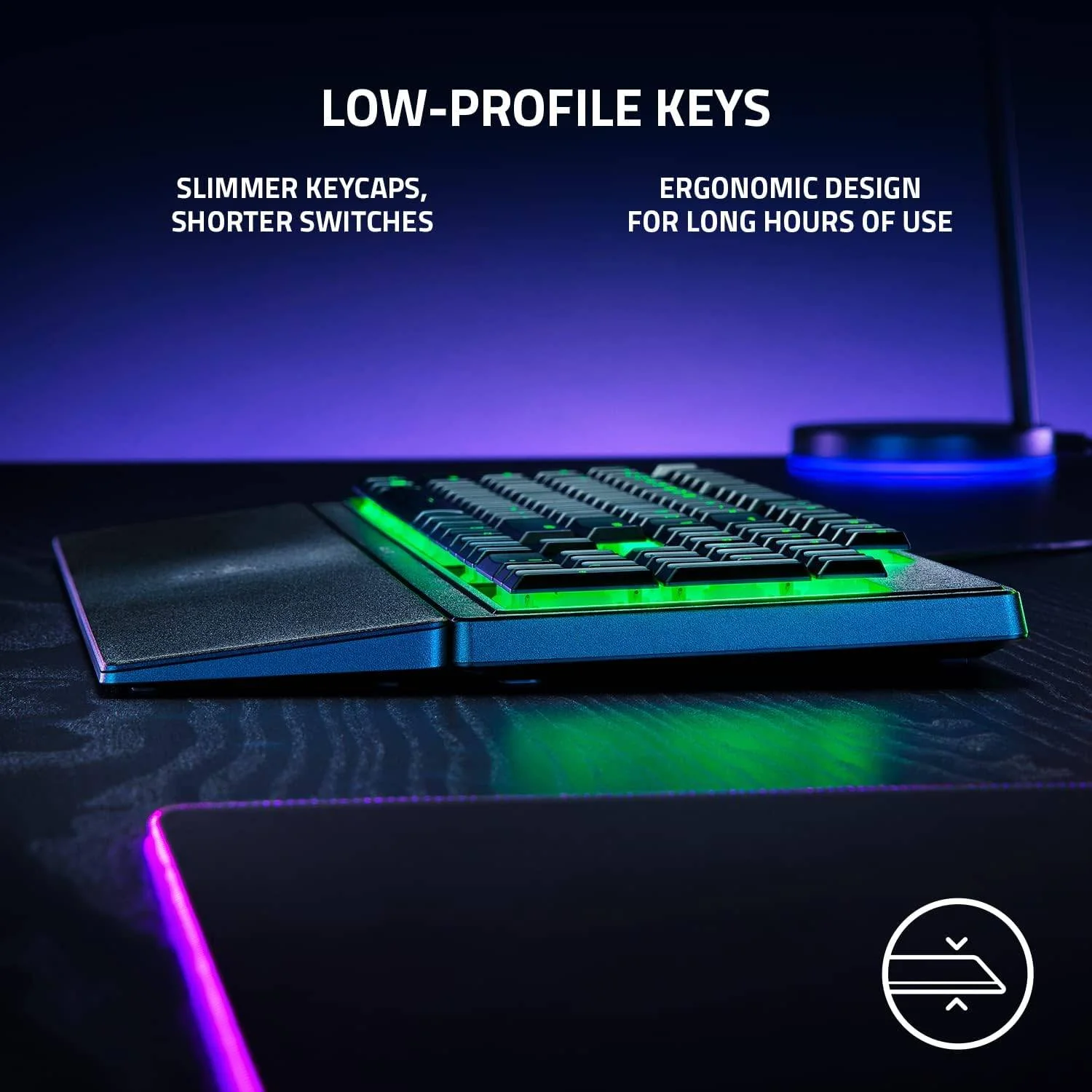 Teclado Razer Ornata V3 X Membrane RGB Layout Português PT Resistente Salpicos Económico - Imagem 2