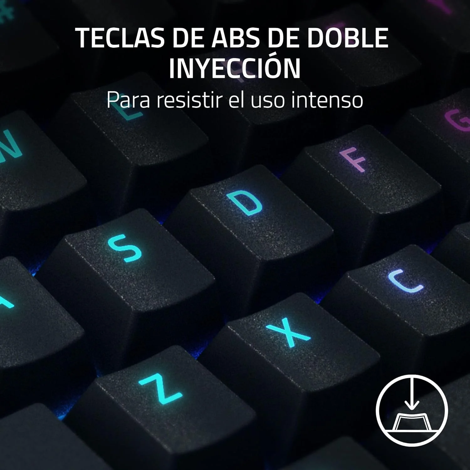 Teclado Razer BlackWidow V4 Mecânico Green Switch Tactile Clicky RGB Chroma Pro Gaming US Layout - Imagem 6