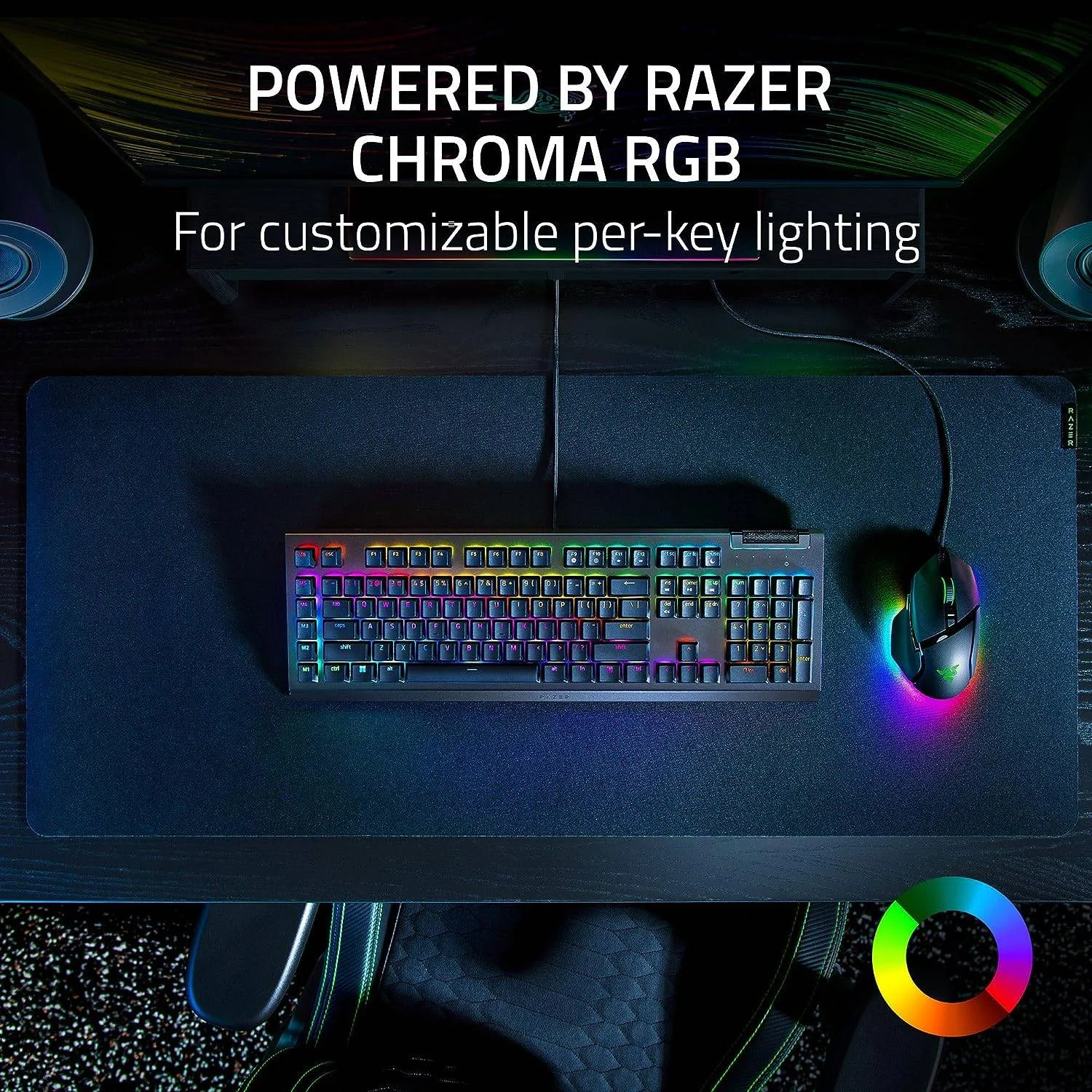 Teclado Gaming Mecânico Razer BlackWidow V4 X Yellow Switch Layout PT - Imagem 3