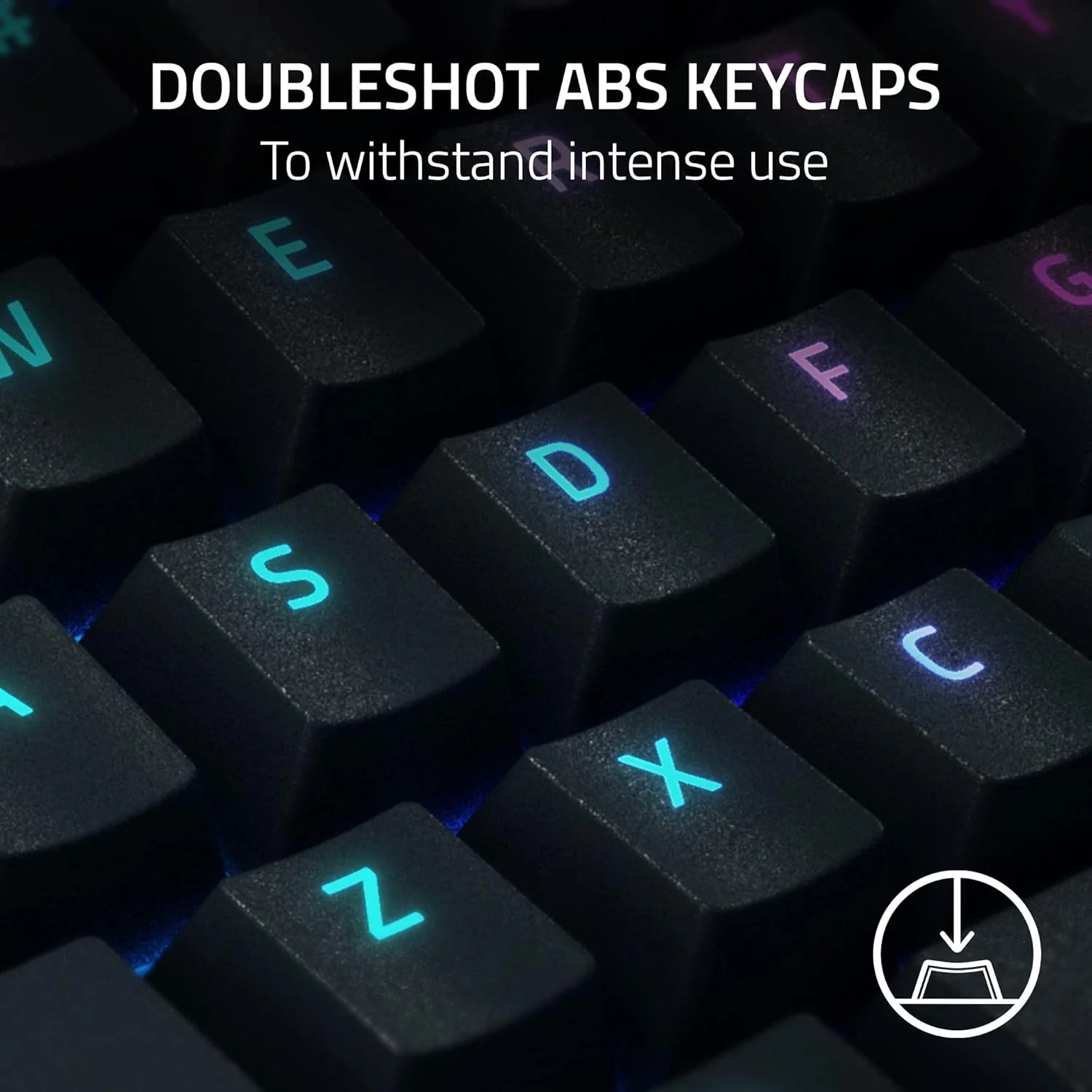 Teclado mecânico gaming Razer BlackWidow V4 X Green Switch Minecraft Edition - Imagem 6