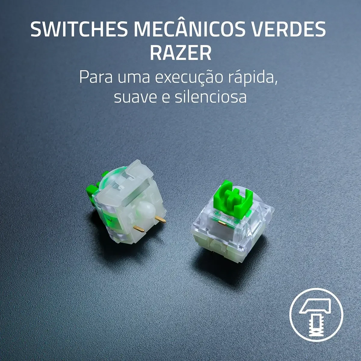 Teclado Gaming Mecânico Razer BlackWidow V4 X Green Switch Pokémon Kabto US - Imagem 2