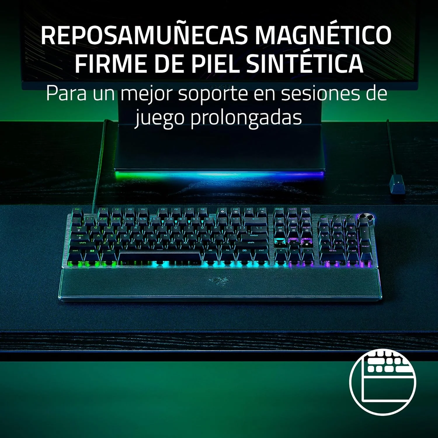Teclado Gaming Razer Huntsman V3 Pro US Layout - Switches Analógicos - Imagem 10