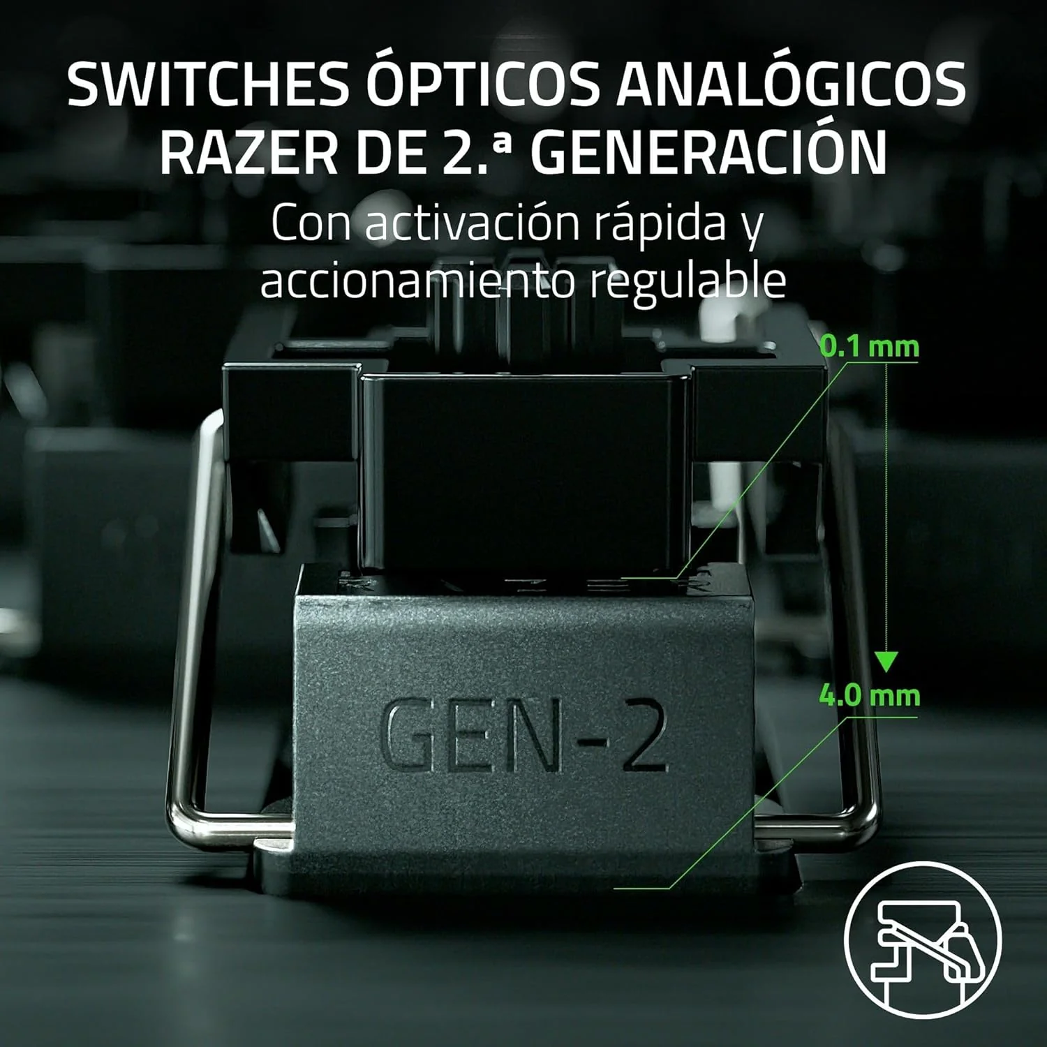 Teclado Gaming Razer Huntsman V3 Pro US Layout - Switches Analógicos - Imagem 3