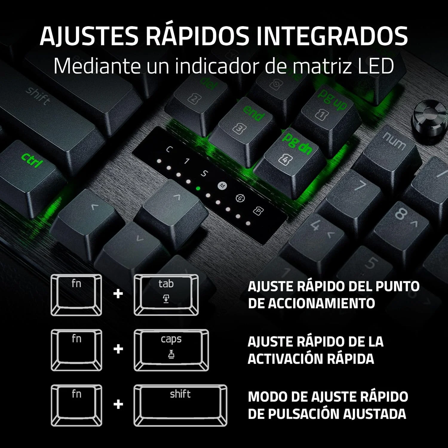 Teclado Gaming Razer Huntsman V3 Pro US Layout - Switches Analógicos - Imagem 6