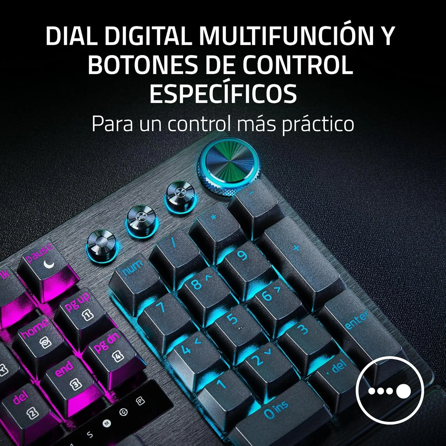 Teclado Gaming Razer Huntsman V3 Pro US Layout - Switches Analógicos - Imagem 8