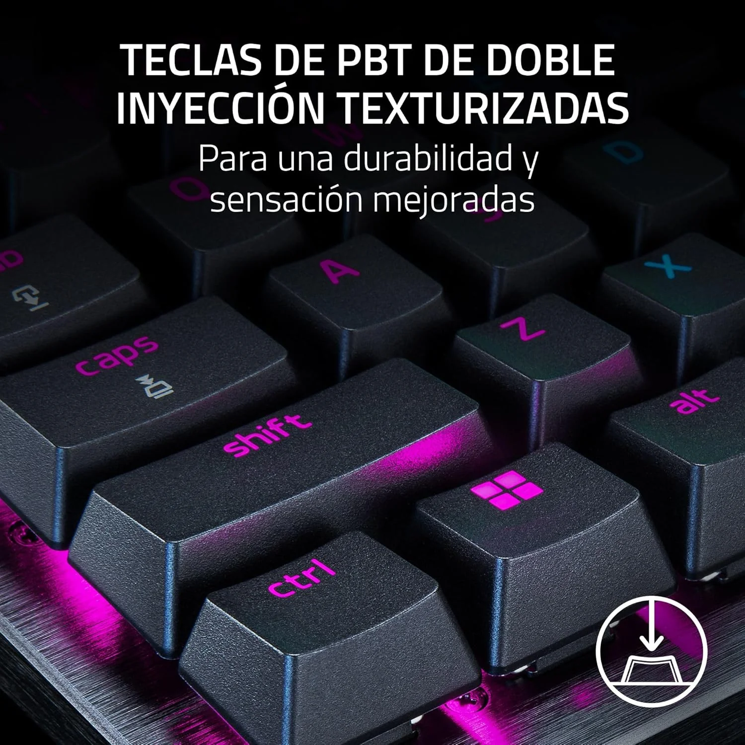 Teclado Gaming Razer Huntsman V3 Pro Tenkeyless Ótico USB-C RGB Preto US - Imagem 8