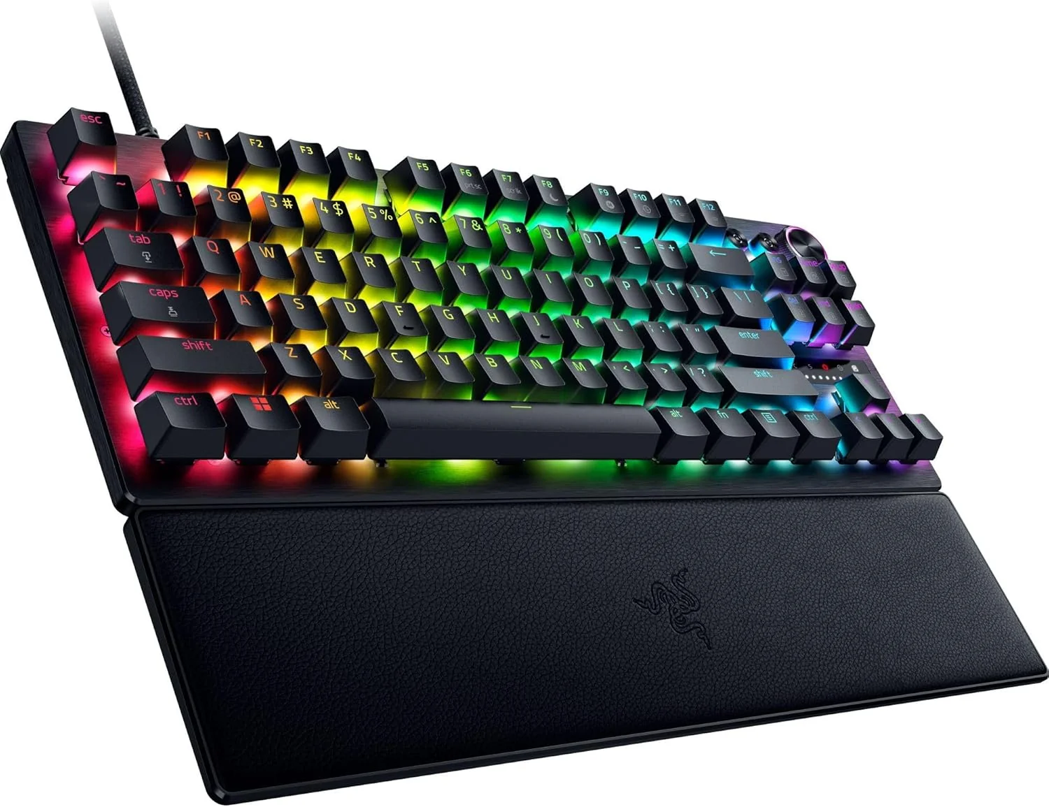 Teclado Gaming Razer Huntsman V3 Pro Tenkeyless Ótico USB-C RGB Preto US - Imagem 13