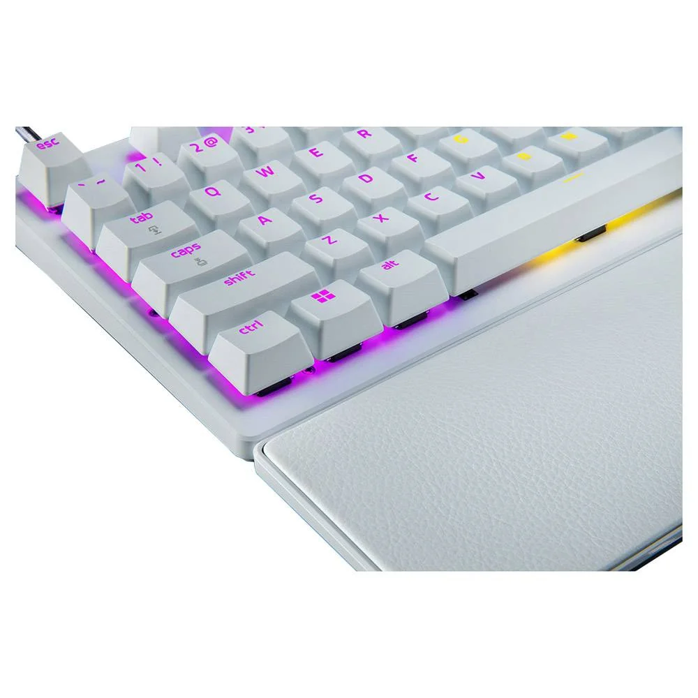Teclado gaming Razer Huntsman V3 Pro Tenkeyless ótico branco US - Imagem 4