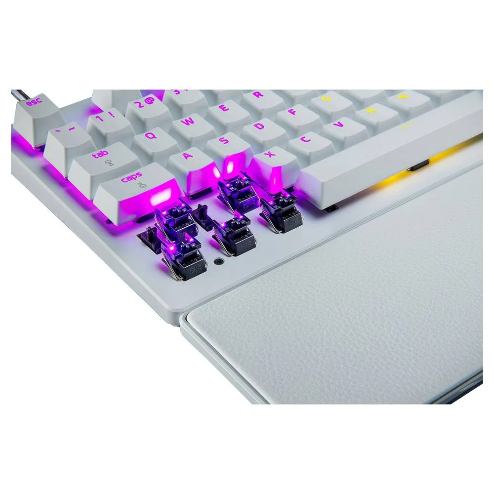 Teclado gaming Razer Huntsman V3 Pro Tenkeyless ótico branco US - Imagem 5