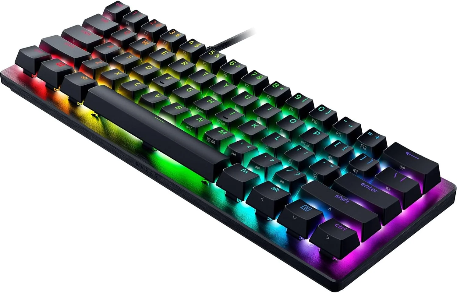 Teclado Razer Huntsman V3 Pro Mini 60% Compacto Optical Linear 8KHz RGB Chroma US Layout Premium - Imagem 11