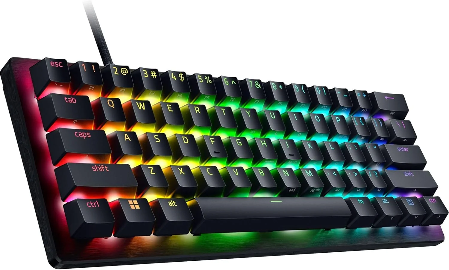 Teclado Razer Huntsman V3 Pro Mini 60% Compacto Optical Linear 8KHz RGB Chroma US Layout Premium - Imagem 12