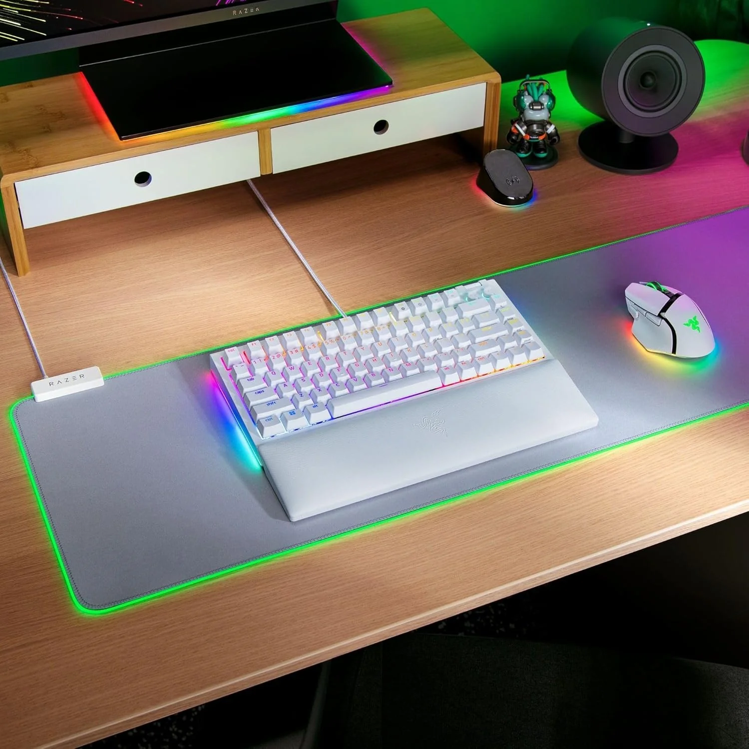 Teclado Gaming Razer BlackWidow V4 75% Edição Especial White US Layout - Imagem 8