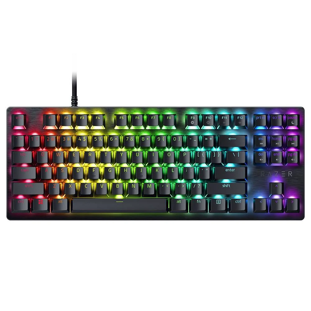 Teclado Razer Huntsman V3 X TKL Purple Switch Mecânico Linear RGB Layout Português PT Gaming Económico